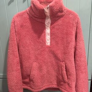 EUC Women’s J.Crew pullover jacket top sz small pink
